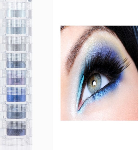 True Colors Mineral Makeup Blue Ice Eight Stack