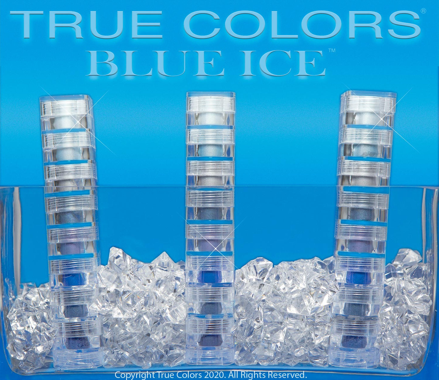 True Colors Mineral Makeup Blue Ice Eight Stack